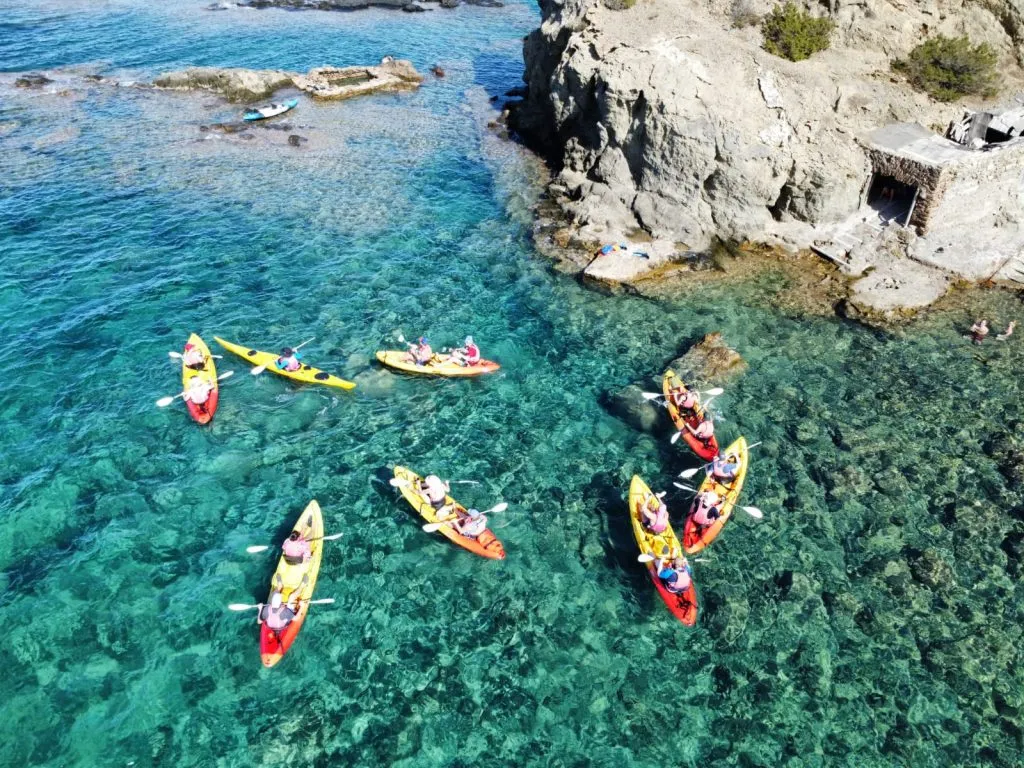 Kayak e snorkeling